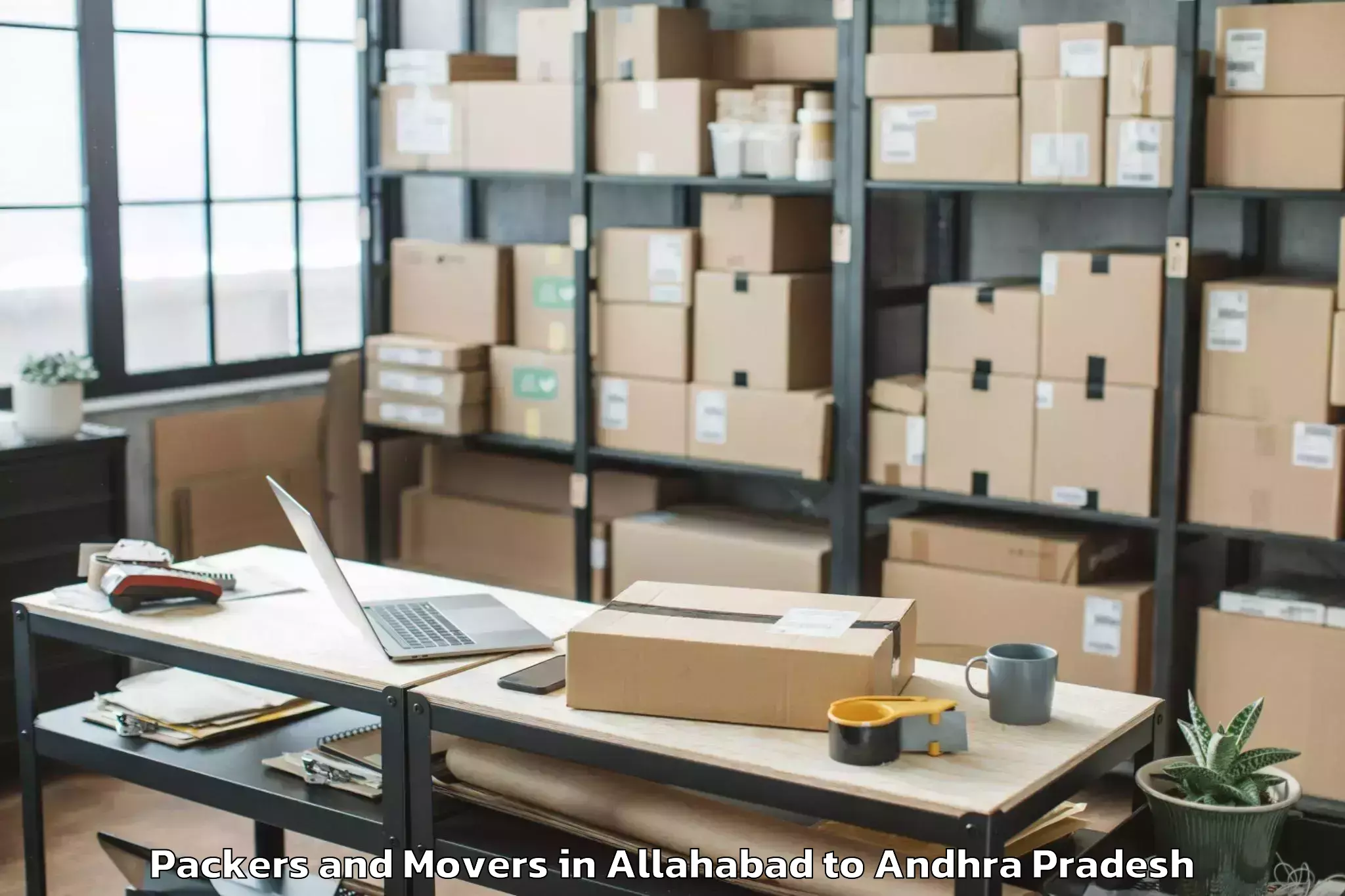 Easy Allahabad to Vaddeswaram Packers And Movers Booking